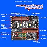 Peowuieu X99 Motherboard LGA 2011-3 DDR4 Xeon E5 Support 8x32GB Memory view 8