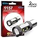 Yorkim 1157 LED Light Bulbs CREE Super Bright White Lamps for LED Brake Lights, LED Tail Lights, LED Backup Reverse Lights, 2057 LED Bulb, 7528 LED Bulbs– Pack of 2