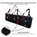 Kodiak 2 in 1 Trunk and Backseat Organizer by Space Saving, High Capacity Auto Back Seat and Trunk Storage - Heavy Duty Design, Fits Any Car or SUV Using 3 Fully Adjustable Straps