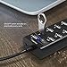 Insten USB Hub 13 Port USB 2.0 High Speed with OnOff Power Control Switch and LED Compatible with Laptop PC Computer USB Flash Drive Card Reader Cell Phone Windows MacOS, Transfer Data up to 480Mbps