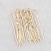 YUNAI 6cm Blonde Waved Hair Pins with Box, 100Pcs Bobby Pins, U Shape Hair Clips, Hair Crips for Women and Girls and Hairdressing