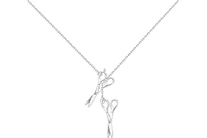 WUSUANED Scissor Lariat Necklace Funny Hair Dresser Gifts Hairstylist Appreciation Gifts Graduation Stylist Gifts