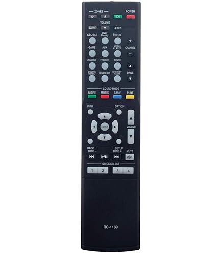Telecomando Ricambio RC-1115 Per Denon AVR-390 E AVR-391