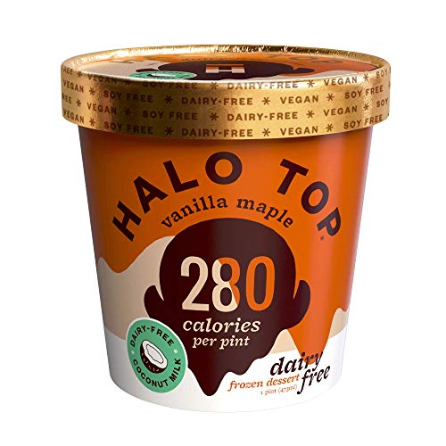 Halo Top, Dairy-Free Vanilla Maple, Pint (8 count)