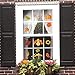 FRIDAY NIGHT Thanksgiving Fall Leaves Acorns Window Clings Sticker Reusable Autumn Party Decorations Supplies Double Side Printing (58 Pcs)