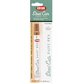 Krylon KSCP901 Short Cuts Paint Pen, Gold Leaf, .33 Ounce