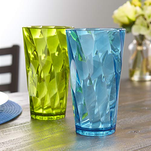 2 Break+resistant+20+ounce+Plastic+Tumblers+assorted