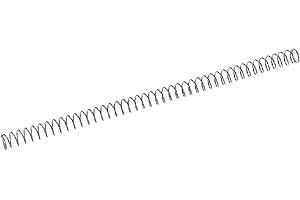 METALLIXITY Compression Springs (1.5x12mm OD,305mm Free Length) 304 Stainless Steel Extension Spring - for Shop Home Repairs, DIY Projects, Silver Tone