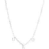 Pi Beta Phi Necklace — PBPhi Greek Letters Necklace, Silver Plated Sorority Gifts Necklace, Long-Lasting Pi Beta Phi Gifts for Women