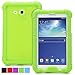 Galaxy Tab 3 Lite 7.0 / Galaxy Tab E Lite 7.0 Case - Poetic [Corner/Bumper Protection][Sound-Amplification] Silicone Case for Samsung Galaxy Tab 3 Lite 7.0 (2014)/ Galaxy Tab E Lite 7.0 (2016) Green