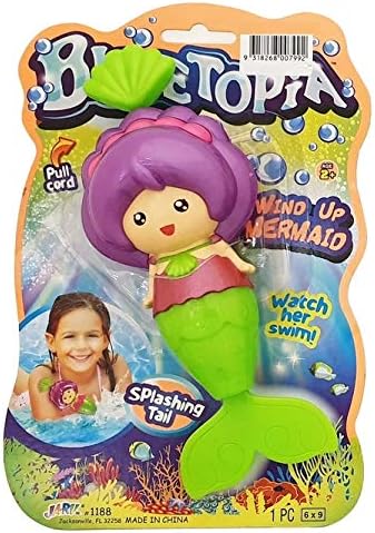 swimming mermaid bath toy