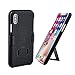 Minisuit Clipster Kickstand Holster Case + Belt Clip for iPhone X