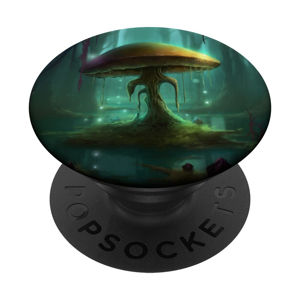Cute Alien Magic Mushrooms Design PopSockets Swappable PopGrip