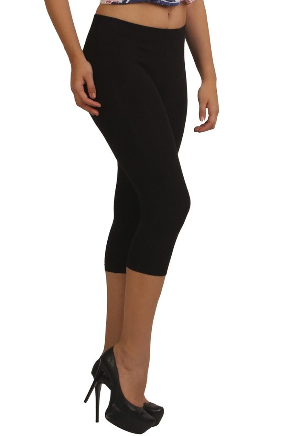 frenchtrendz women cotton spandex capri