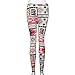 Kinghard Fashion Women Lady Skinny Tribal Printed Stretchy Pants Leggings (D)