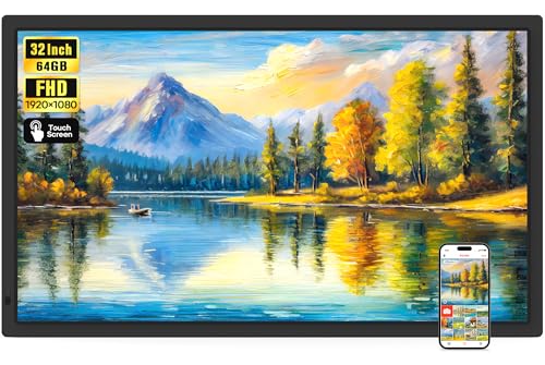 BIGASUO 32-inch Digital Photo Frame