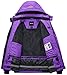 Wantdo Women's Waterproof Mountain Jacket Fleece Windproof Ski Jacket Purple US M Purple Medium