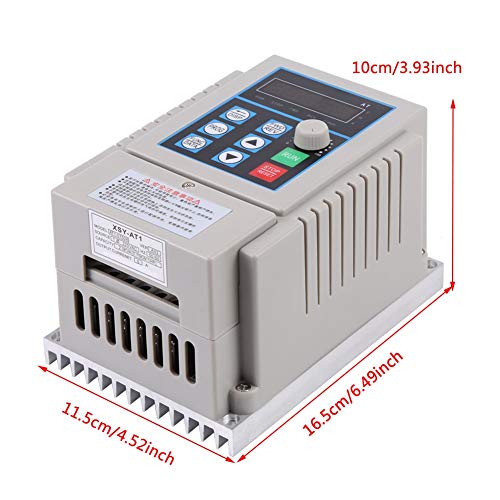 Variable Frequency Drive, 1pc AC 220V 0.75kW Variable Frequency Drive VFD Adjustable-Frequency Drive Speed Controller Inverter Single Phrase