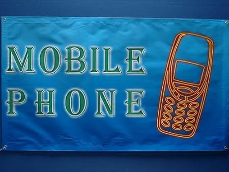 Z238 Mobile Phone Shop Display Nr Banner Shop Sign Amazon Co Uk
