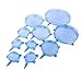 Kitchen + Home Silicone Stretch Lids - Set of 10 Silicone Food Saver Covers - BPA Free, Dishwasher, Microwave, Oven and Freezer Safe