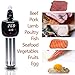 Sous Vide Cooker Thermal Immersion Circulator Powerful PTC Heater Fast-heating Easy to Set Clean Cooking Ultra Quiet LED Touch Display Adjustment Control Smart Device 850W White Body Kitchen Machine