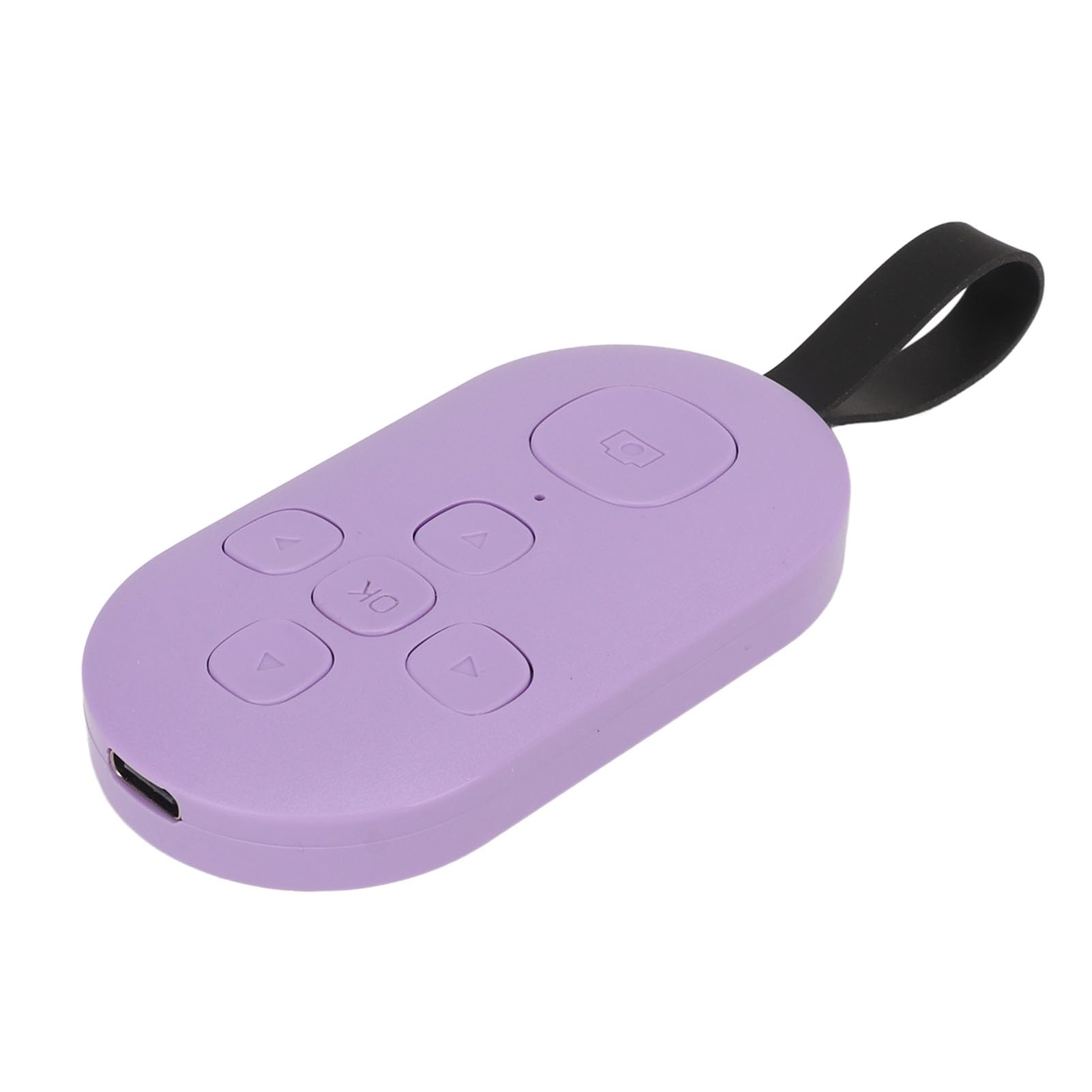 TikTok Remote Control App Page Turner,Camera Video Recording Remote, Rechargeable Remote Selfie Clicker Hands Free for Smartphone Tablets (Purple)