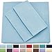 Cosy House Collection Premium Rayon Derived from Bamboo Bed Sheet Set - Cooling Blend - Deep Pocket, Ultra Soft & Breathable Bedding - 4 Piece Set (King, Baby Blue)