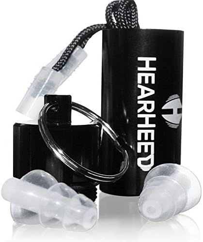 High Fidelity Ear Plugs Noise Reduction - Safety Construction Sound Insulation Earplugs - Travel Noise Cancelling Ear Plugs For Sleeping And Snoring - Reusable Hearing Protection (transparent)