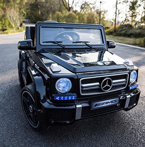 TBFEI Mercedes-Benz Black Real Car Authorized Car Children's Electric Car Four-wheel Swing Remote Control Baby Child Toy Car Can Sit People Baby Stroller Car