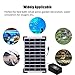 Solar Oxygen Air Fountain Pump, Solar Powered Watering Submersible Pump Kit with Aquarium Oxygen Pipe and Air Bubble Stone, Outdoor Oxygenator Aerator for Garden Fish Tank Pool Fishing Pond (5W)