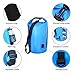 Dry Bag - Waterproof Roll Top Dry Sack with Transparent Window, Exterior Zip Pocket, Long Shoulder Strap for Kayaking, Rafting, Canoeing & Fishing - Waterproof Phone Case Included (blue, 20L)