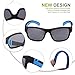 DUCO Sports Polarized Kids Sunglasses Boys Girls Unbreakable Youth Baseball Shades UV400 Protection Age 6-10 K001