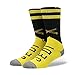 Star Wars Men's Varsity Jedi Classic Crew Sock, Yellow, Sock Size:10-13/Shoe Size: 6-12