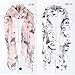 Mercu Pretty Marilyn Monroe Head Print Chiffon Scarf Shawl Wraps Shades Gift