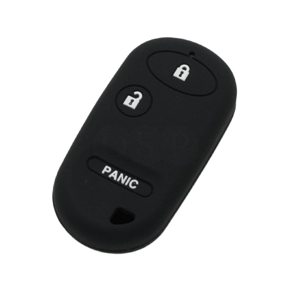 BROVACS Silicone Cover Protector Case Holder Skin Jacket Compatible with HONDA 2+1 Button Remote Key Fob CV2208 Black