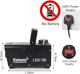 Katomi Smoke Machine 500W with 8 RGB LEDs 3m Control, 2 Remotes view 7