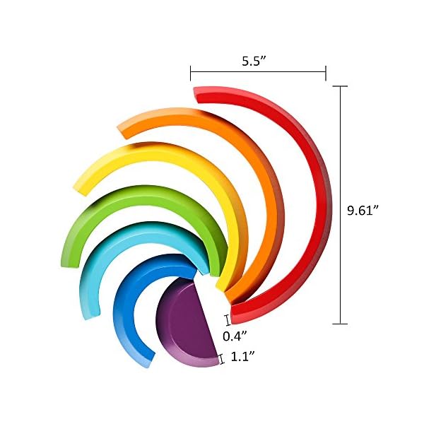 rainbow stacking puzzle