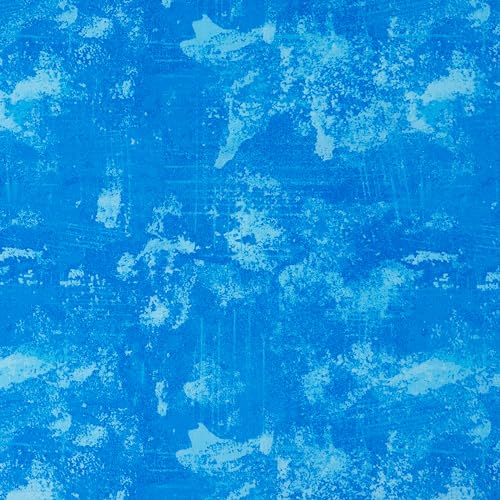 Singer Print Fabric, 100% Cotton, Light Blue Tonal Blender