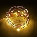 INST Micro LED 30 Lights Battery Operated on 5ft Long Copper Color String Wire (Warm White)