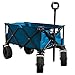 Timber Ridge Folding Camping Wagon/Cart - Collapsible Sturdy Steel Frame Garden/Beach Wagon/Cart