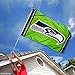 Seattle Seahawks Green Flag and Banner