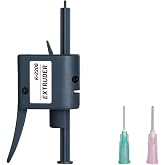DIYPHONE K-2208 Solder Paste Dispenser, Manual Solder Paste Extruder,Soldering Flux Glue Dispenser,Solder Flux Dispenser with 1.3mm Nozzles for Electronics Soldering