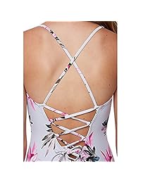 O 'Neill Big Girls' Mini Sydney Lace Up natación una pieza