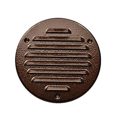 Circle Antique Brown Air Vent Grille 100mm / 4" with Fly Screen Round Metal Ventilation Cover Bronze MTA14AN