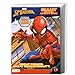 Spiderman Sticker Activity Set - Bundle Includes Spiderman Activity Book with 500 Spiderman Stickers, 3D Stickers, Superhero Door Hanger, in Bag