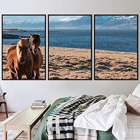 signwin 3 Piece Framed Canvas Wall Art A...