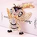 Bolbove Cool Bee with Big Eyes Keychain Crystal Keyring Rhinestones Purse Pendant Handbag Charm (Black)