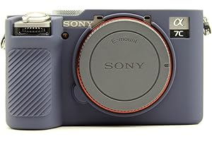 Case for 𝐒𝐨𝐧𝐲 Alpha 7C II / 7CR Camera, Soft Silicone Protective Cover Skin with 𝐒𝐨𝐧𝐲 A7C II / A7CR Screen Protector 