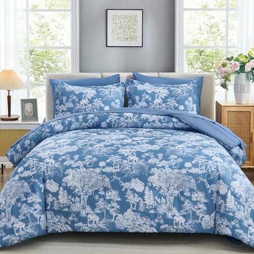 DJY Full Size Bed Bag-floral Botanical Mineral