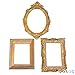Antique Looking Cardboard Picture Frame Cutouts (3 Pieces) Perfect for Wedding and Party Decor
